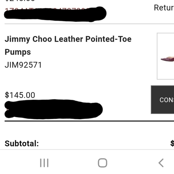 JIMMY Choo Leather Plum Pump - Picture 7 of 7